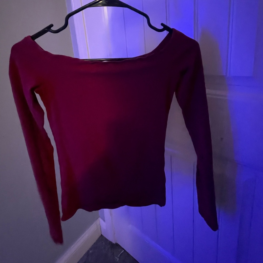 off the shoulder long sleeve